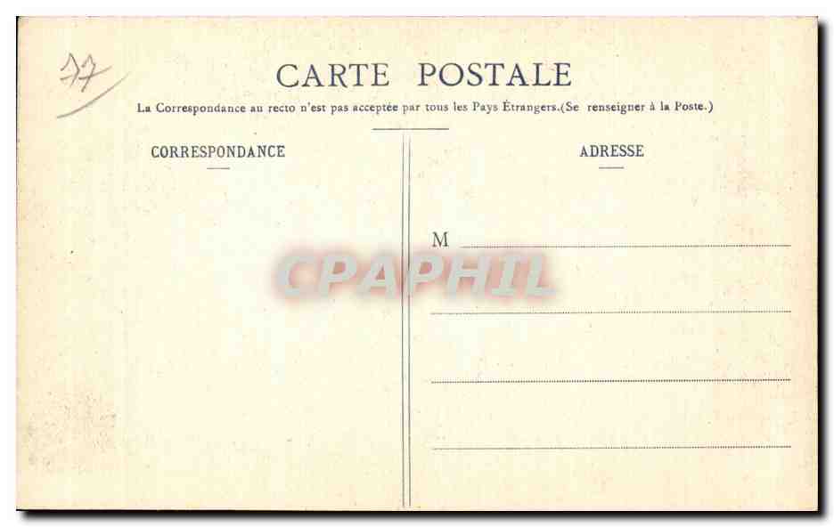 Foresta di Fontainebleau — La Roche qui tremble (Mont Chauvet) — n°92 — Verso