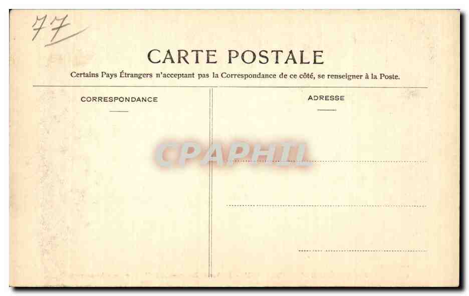 Rocher de Rousseau et Millet (Gorges d'Apremont) — Forêt de Fontainebleau — n°89 — Verso