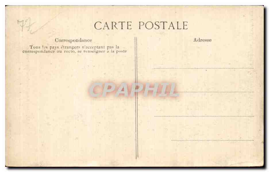 Fontainebleau-Barbizon-Wald — Teufelswurf — Verlag ELD, n° 180 — Rückseite