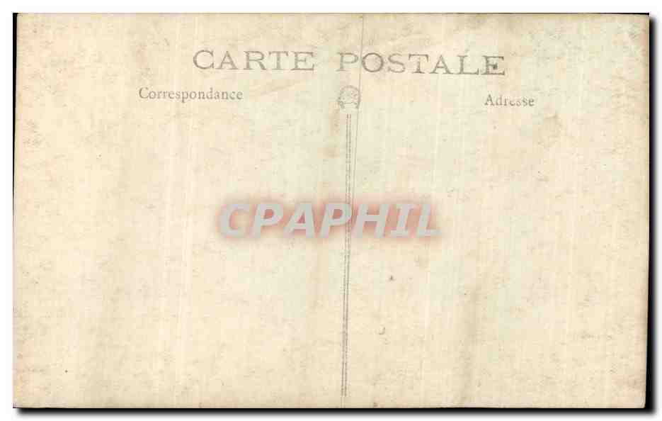 CARTE PHOTO Folklore Femme — Rückseite