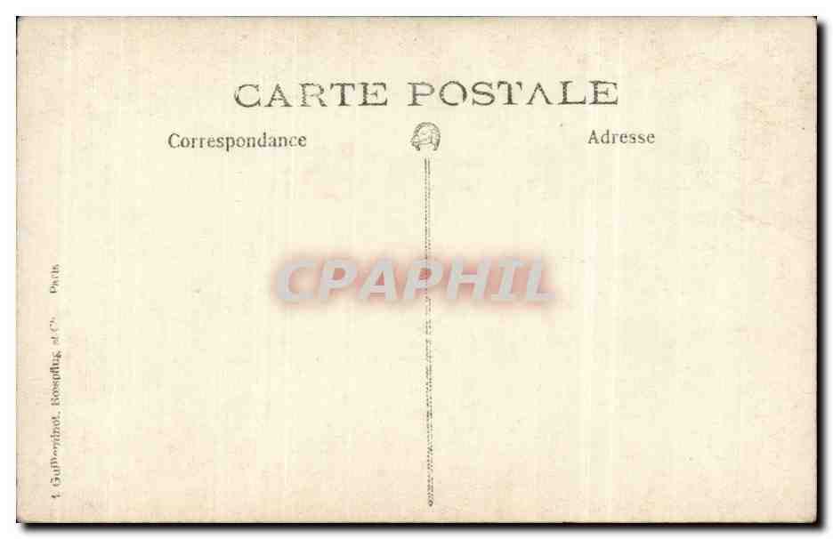 CARTE PHOTO Folklore Femmes — Rückseite