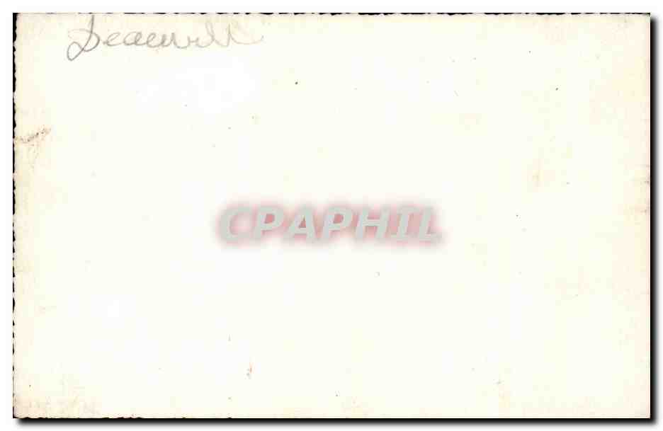 CARTE PHOTO Folklore Femme a Deauville — Rückseite