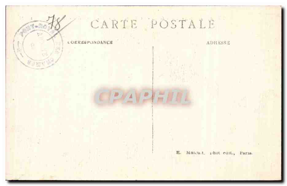 Abbaye de PORT-ROYAL — La Maison du Garde — E. M. — Verso