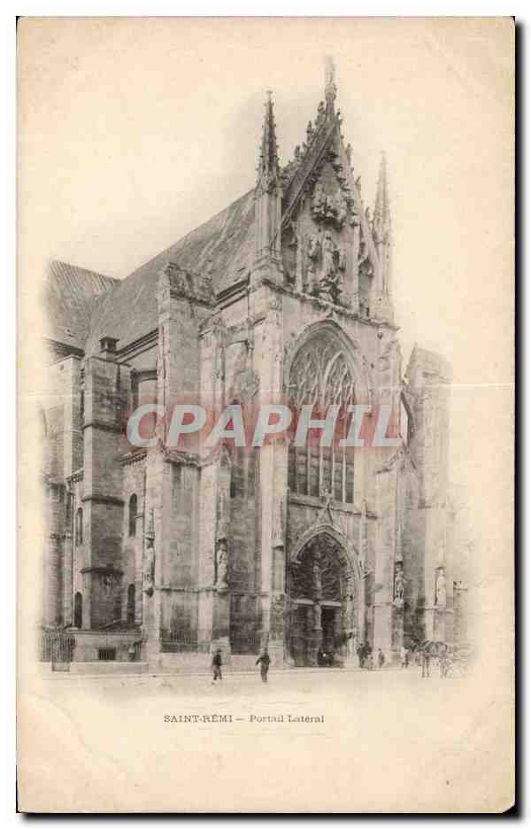 CPA Saint Remi Portail lateral