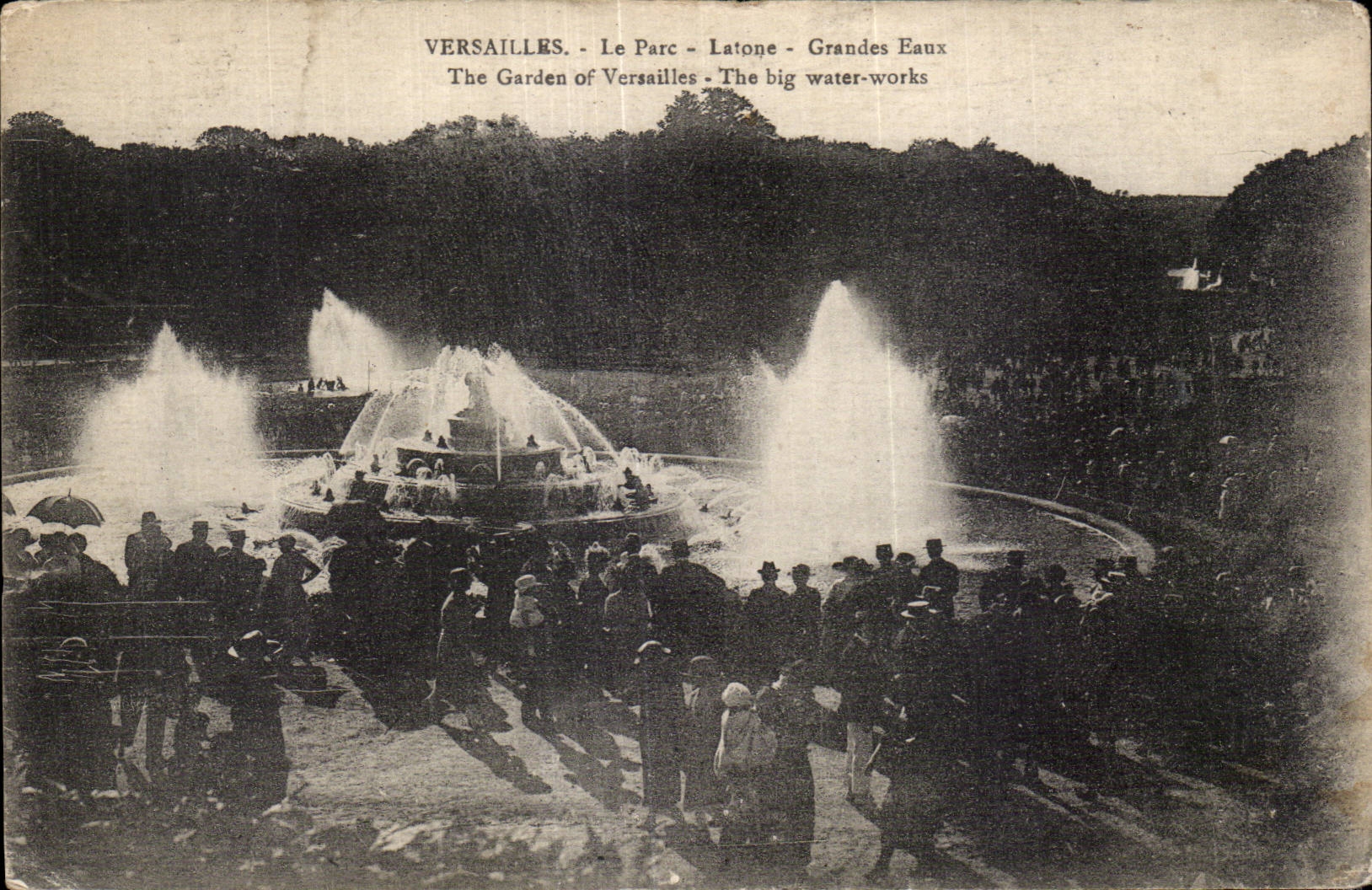 CPA Versailles Le parc Latonie Grandes eaux