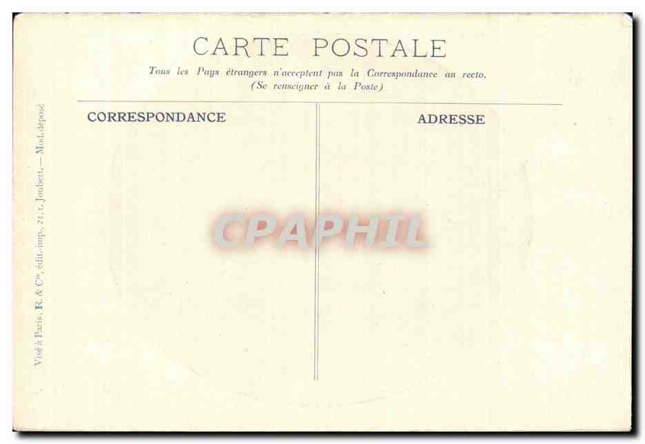 CPA Versailles Le chateau Le chalet de musique Marcel Beronneau  — Verso