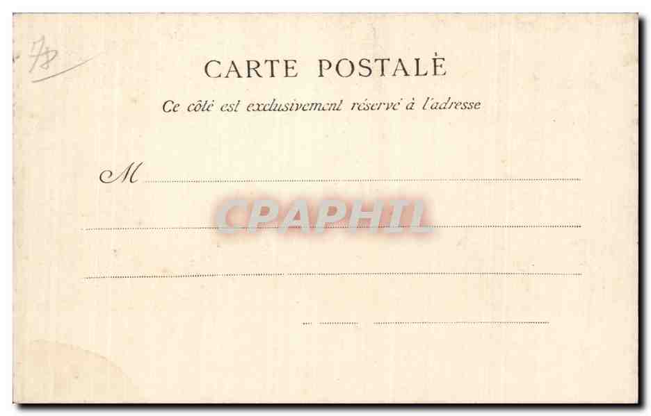 CPA Versailles Trianon France et Italie — Verso