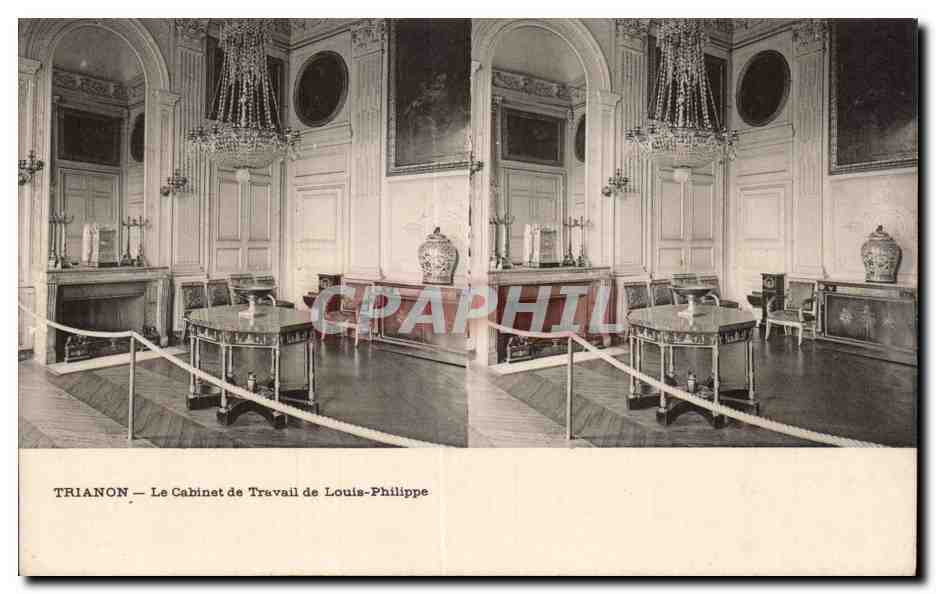 CPA Versailles Trianon Le cabinet de travail de louis Philippe