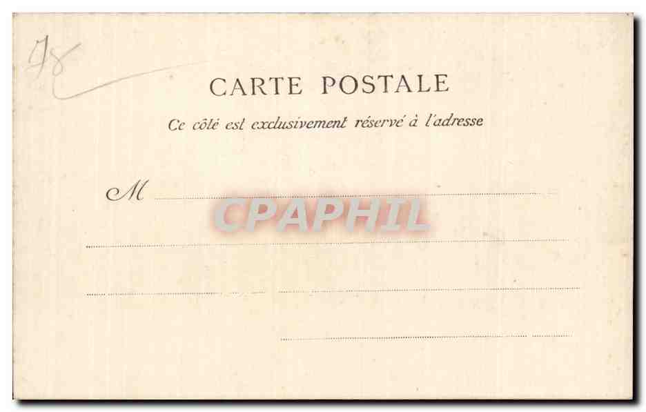 CPA Versailles Trianon Le cabinet de travail de louis Philippe — Verso