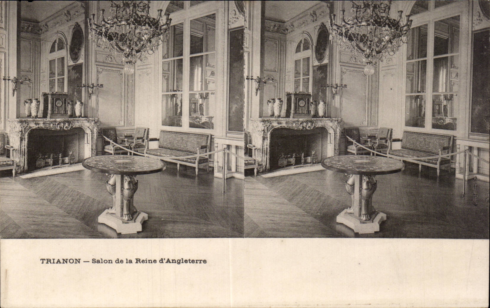 CPA Versailles Trianon Salon de la reine d Angleterre