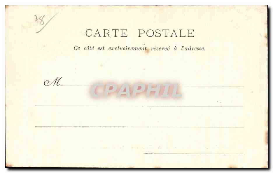 CPA Saint Germain en Laye Les loges Maison d education de la legion d honneur — Verso