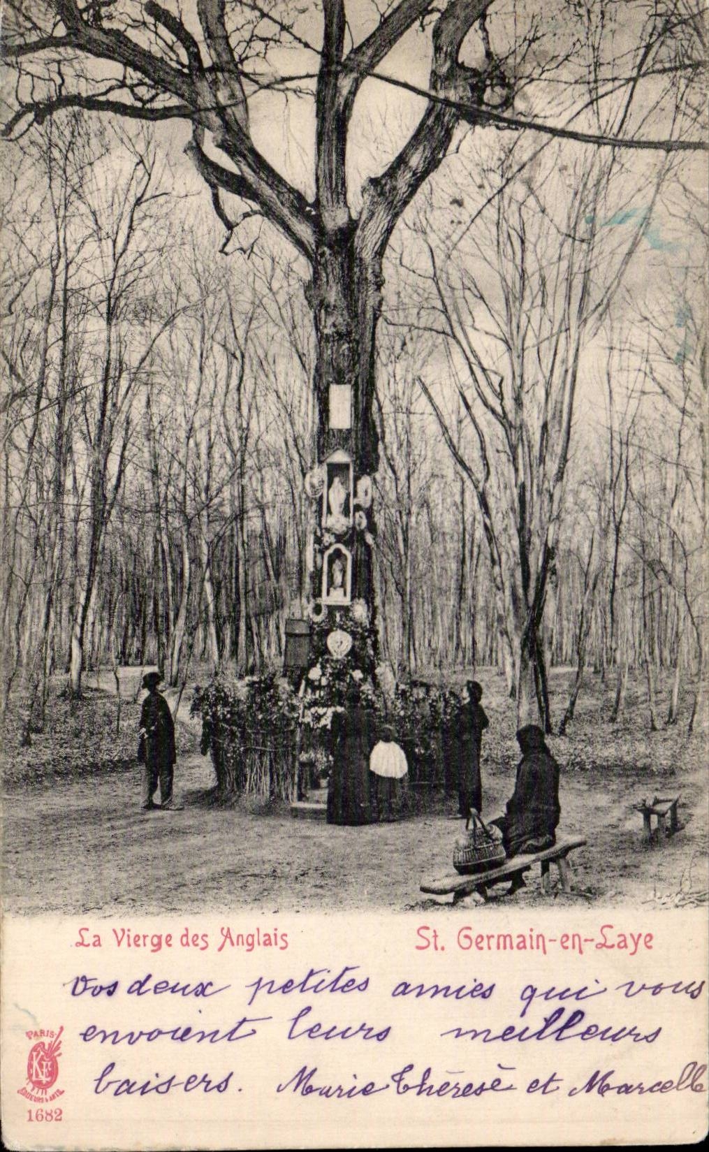 CPA Saint Germain en Laye Foret La vierge aux anglais