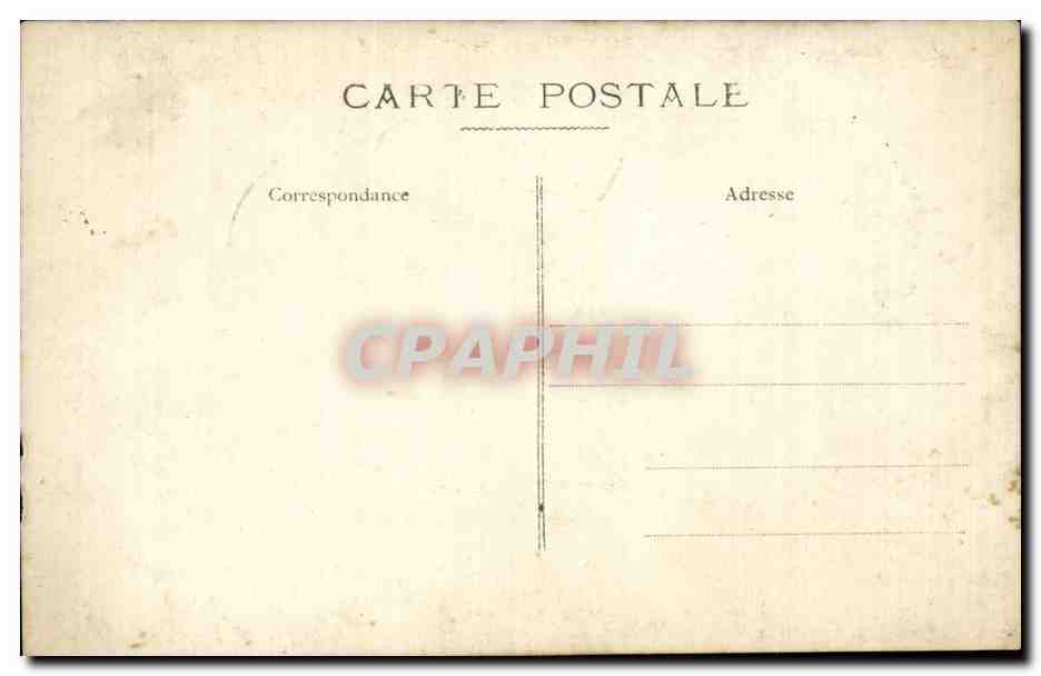 CARTE PHOTO Femme Folklore costume — Rückseite