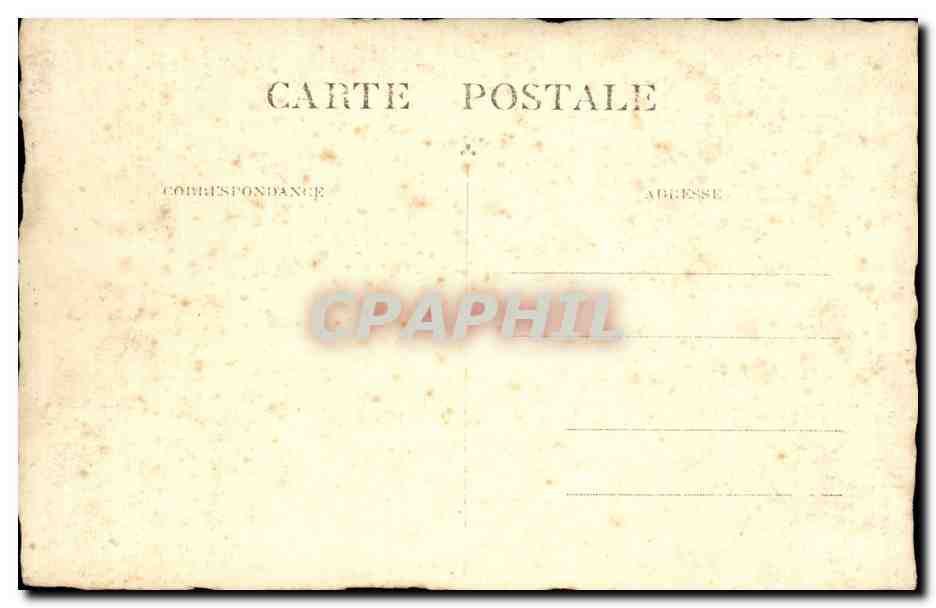CARTE PHOTO Femme Folklore costume — Rückseite