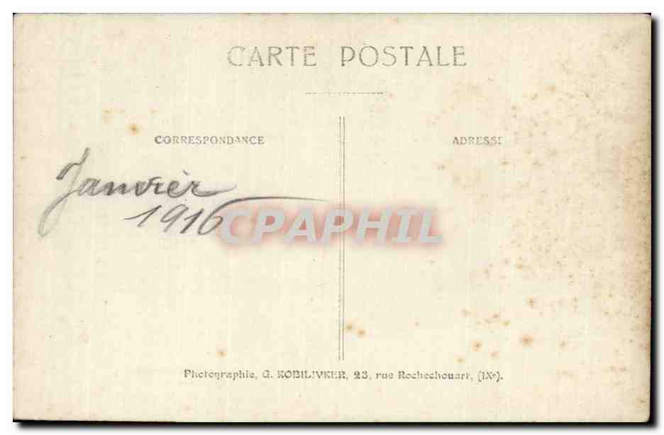 CARTE PHOTO Femmes et enfants Folklore costume  — Rückseite