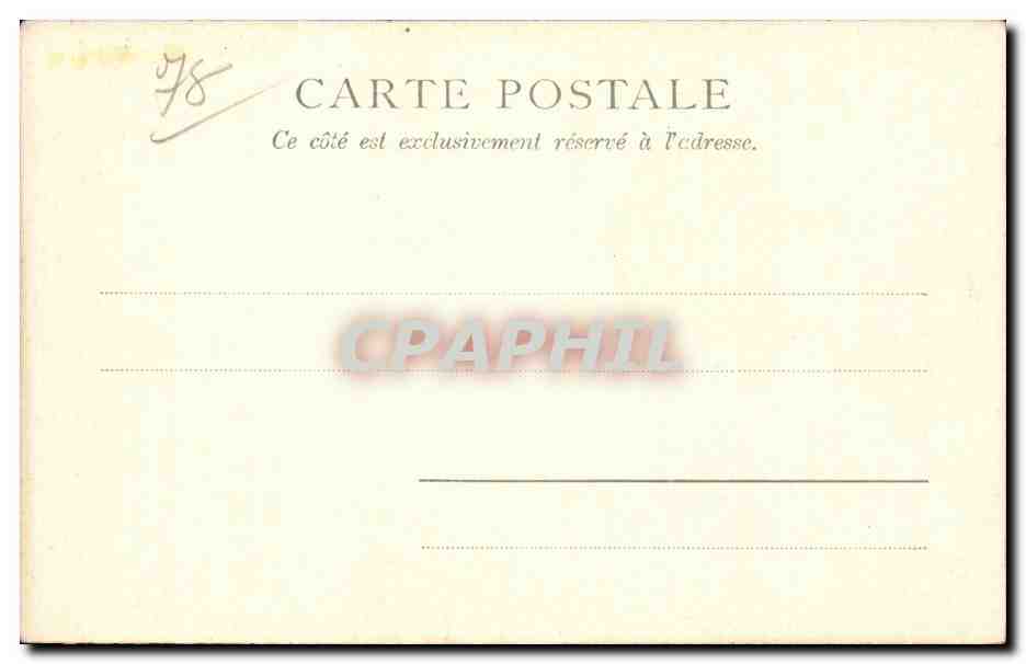 CPA Saint Germain en Laye Le chateau Facade d entree — Rückseite