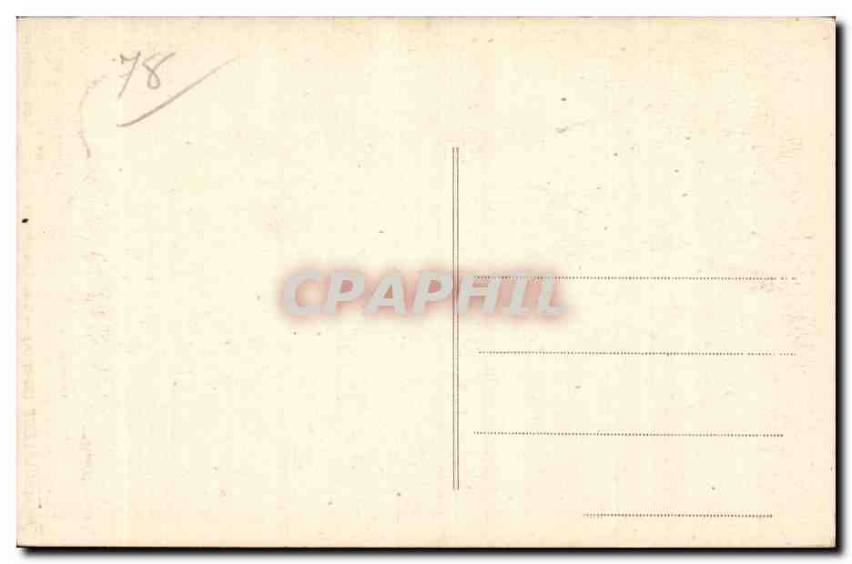 CPA Rambouillet Les coquillages — Rückseite