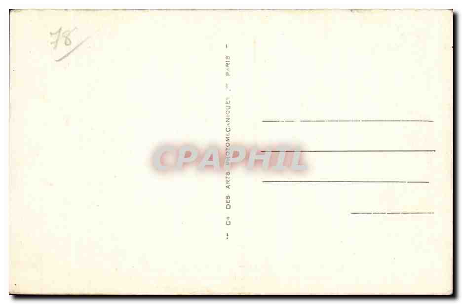 Ramboillet — Le Château (Façade nord) — Ancienne résidence du Président de la République — LL.30 — Reverso