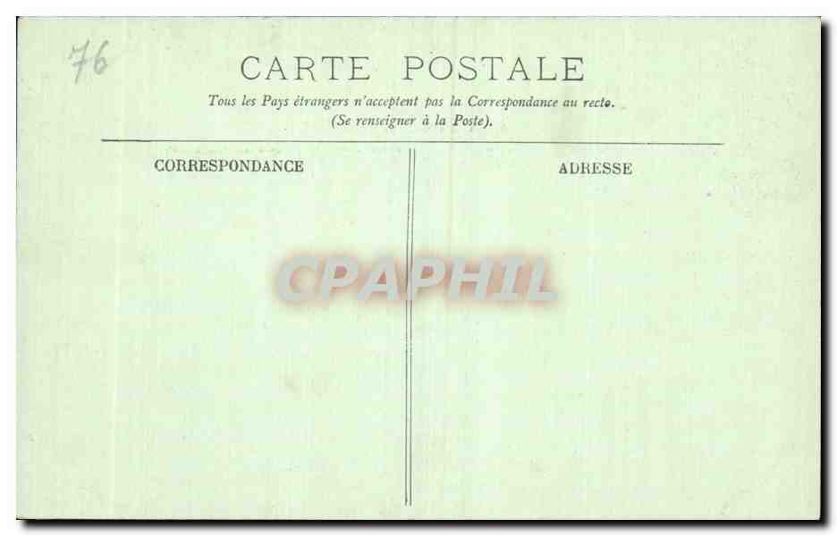 CPA Le Havre Foret de Montgeon Sous bois — Rückseite