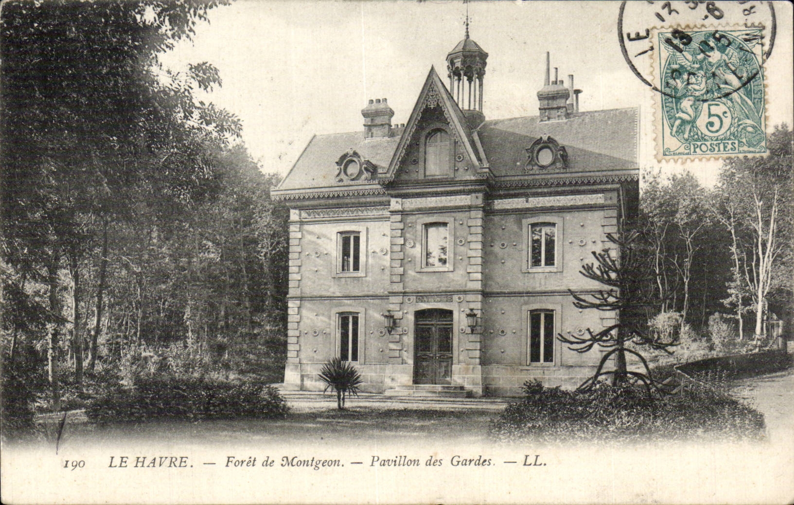 CPA Le Havre Foret de Montgeon Pavillon des gardes