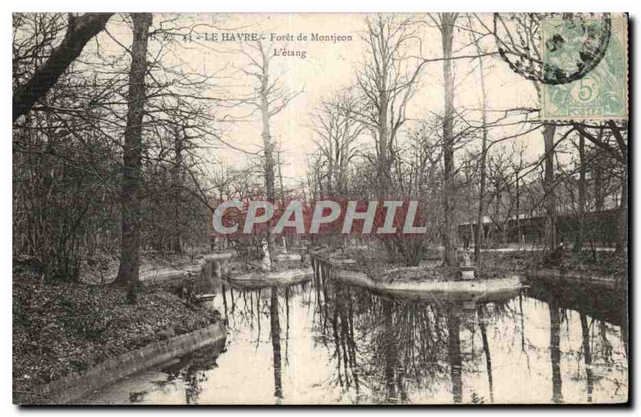 CPA Le Havre Foret de Montgeon L etang
