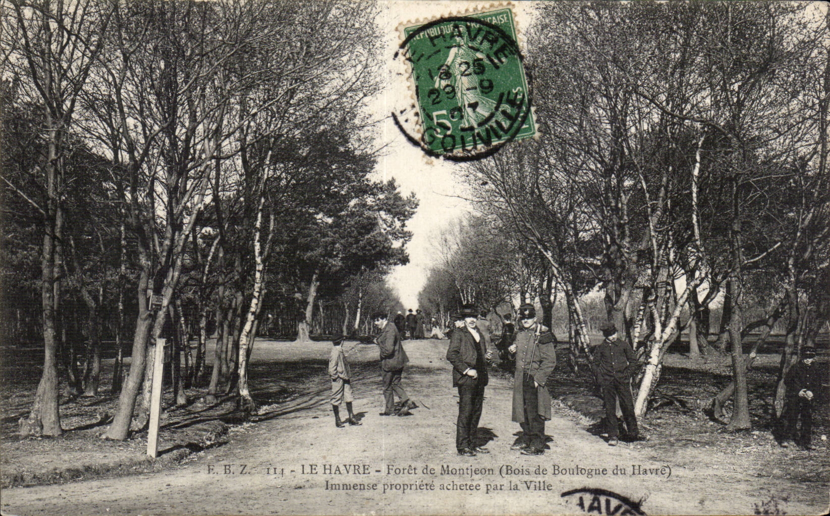 CPA Le Havre Foret de Montgeon Bois de Boulogne Immense propriete achetee par la ville