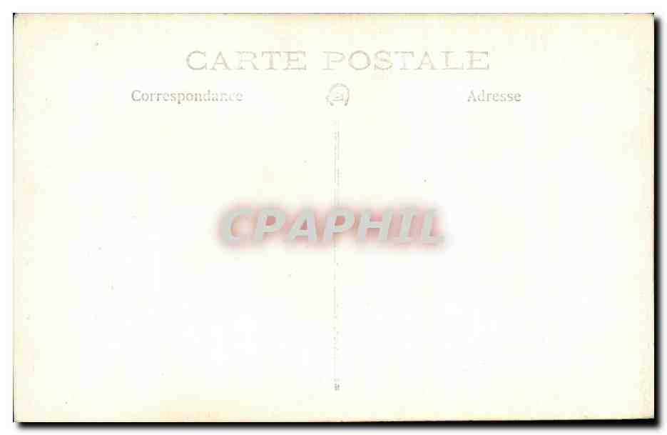 CARTE PHOTO Jeune femme Costume — Verso