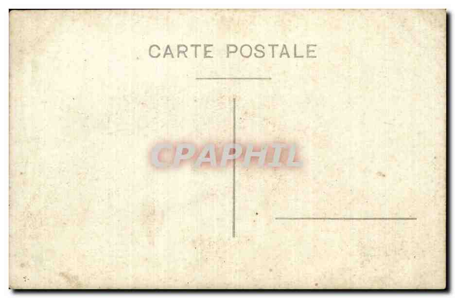 CARTE PHOTO Jeune femme Costume — Rückseite