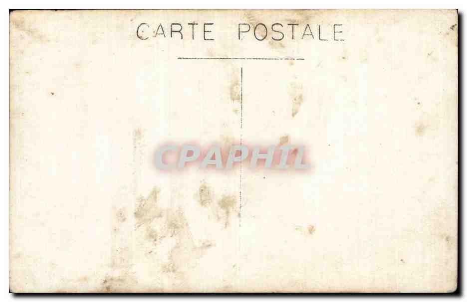 CARTE PHOTO Jeune femme Costume — Rückseite