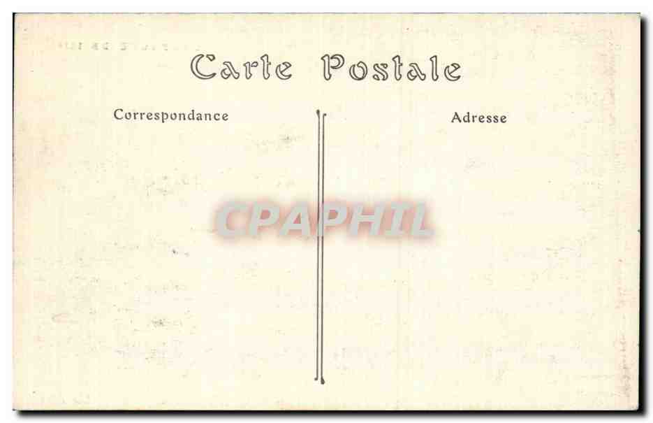 CPA Militaria Campagne de 1914 Ruines d un village situe dans la ligne de tir de l artillerie  — Rückseite