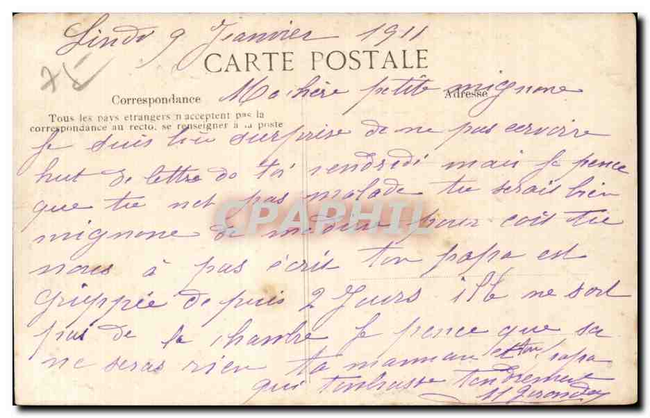 Paris — Notre-Dame — E.P.D. B 24 — Verso