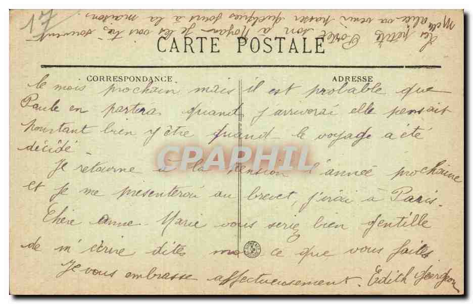 CPA Royan L eglise  — Back