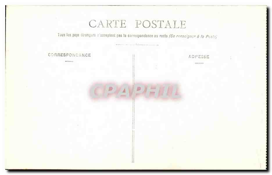 CPA Coucy le Chateau Entree du parc du chateau — Rückseite