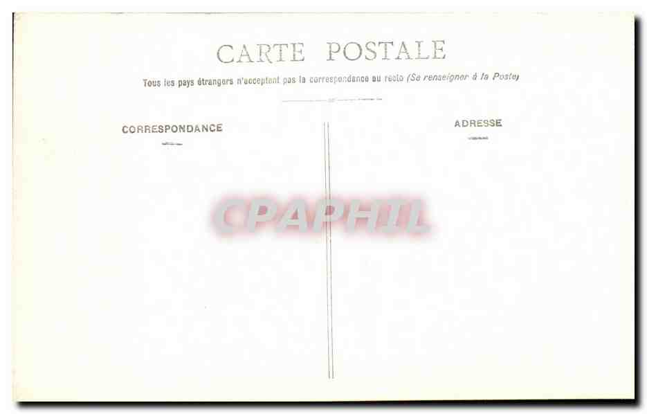 CPA Coucy le Chateau Entree du parc du chateau  — Rückseite