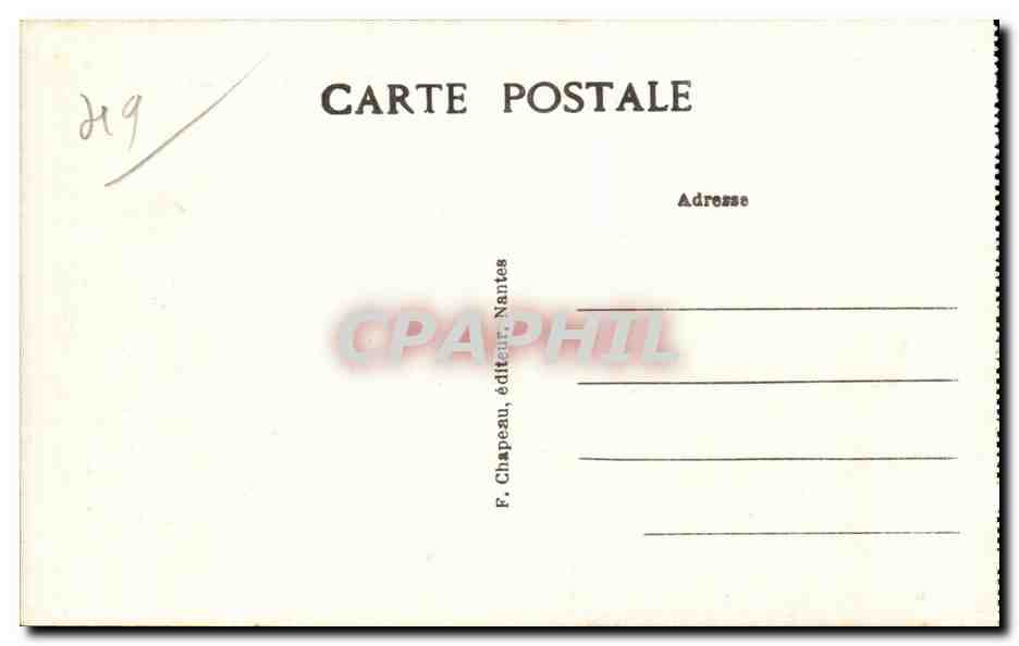 CPA St Florent le Vieil le coteau et la Loire pris des iles  — Rückseite