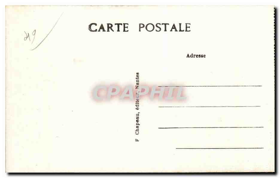 CPA St Florent le Vieil La greve et la Loire et le coteau — Rückseite