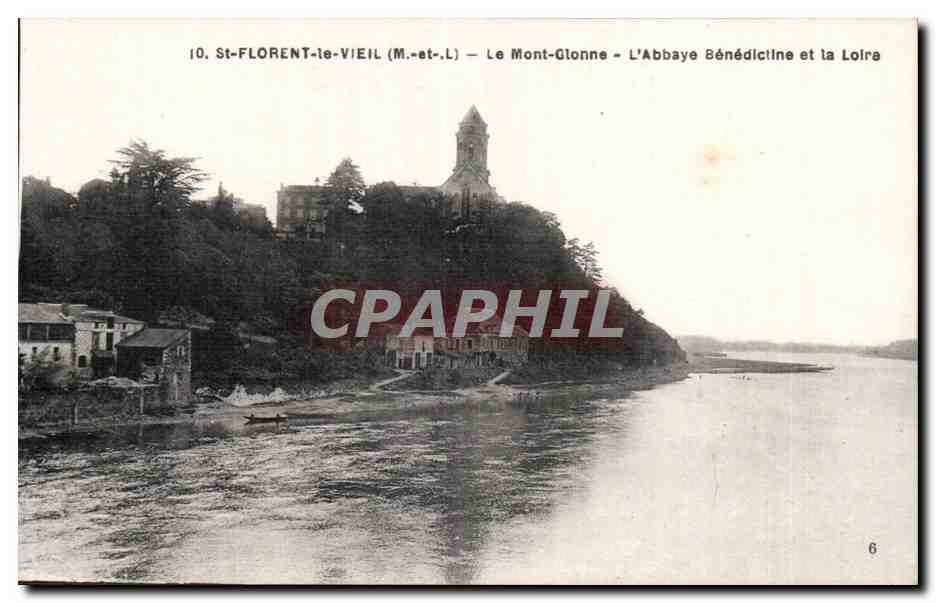 CPA St Florent le Vieil Le mont Glonne l abbaye benedictine et la loire 