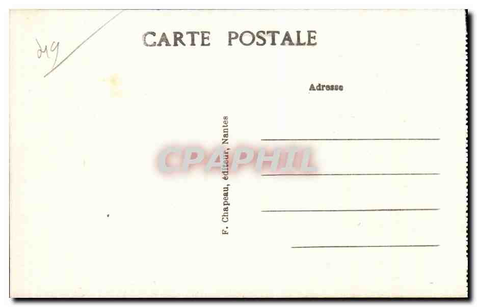 CPA St Florent le Vieil Sommet du mont Glonne la colonne de la duchesse d Angouleme — Rückseite