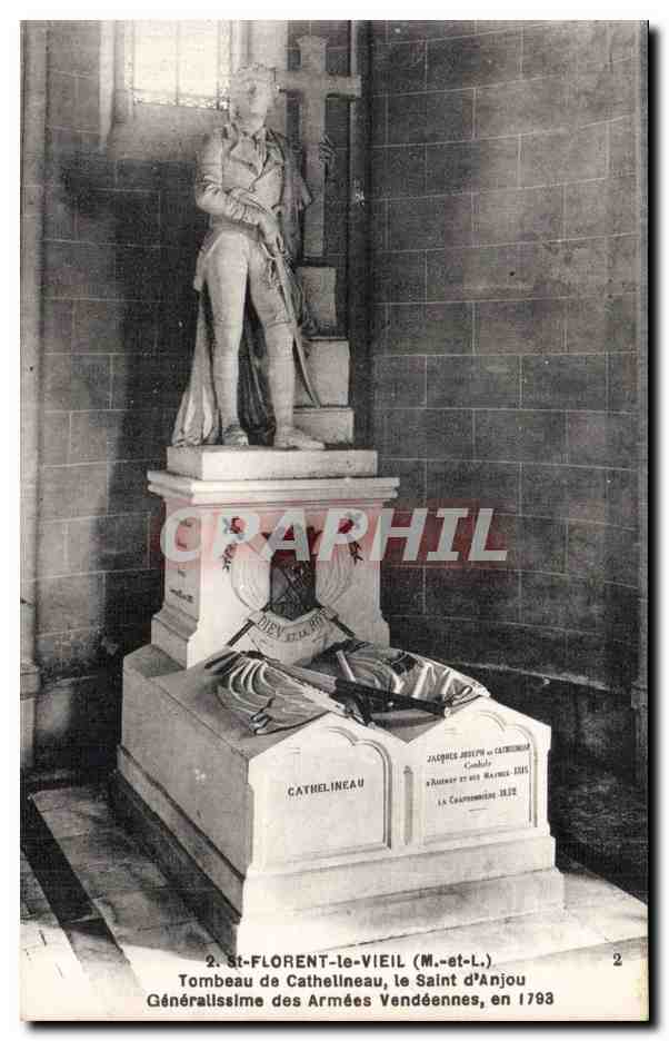 CPA St Florent le Vieil Tombeau de Cathelineau le saint d Anjou Generalissime des armees vendeennes en 1793