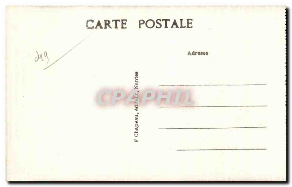 CPA St Florent le Vieil Tombeau de Cathelineau le saint d Anjou Generalissime des armees vendeennes en 1793 — Rückseite