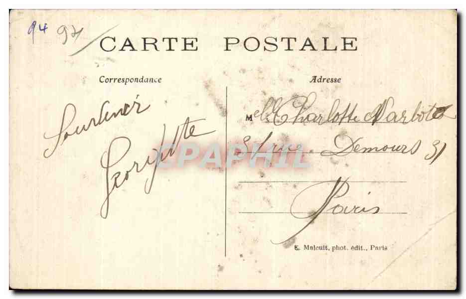 CPA Bords de la Marne La Varenne Cheneviere Ile d amour — Reverso
