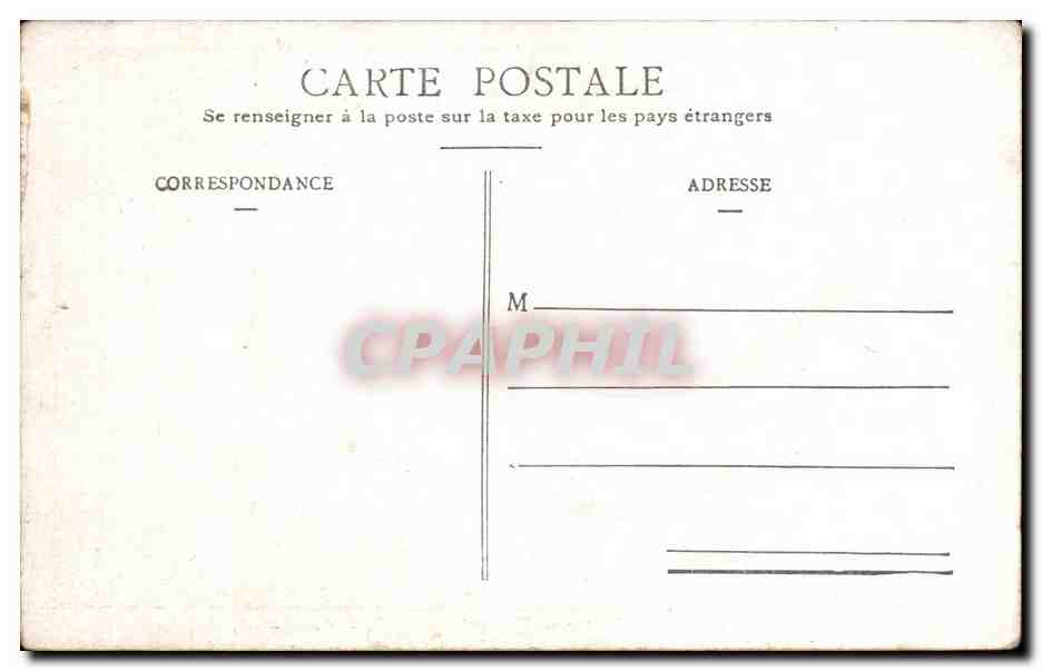 CPA Militaria Combat de Villepion Faverolles Boutigny  — Rückseite