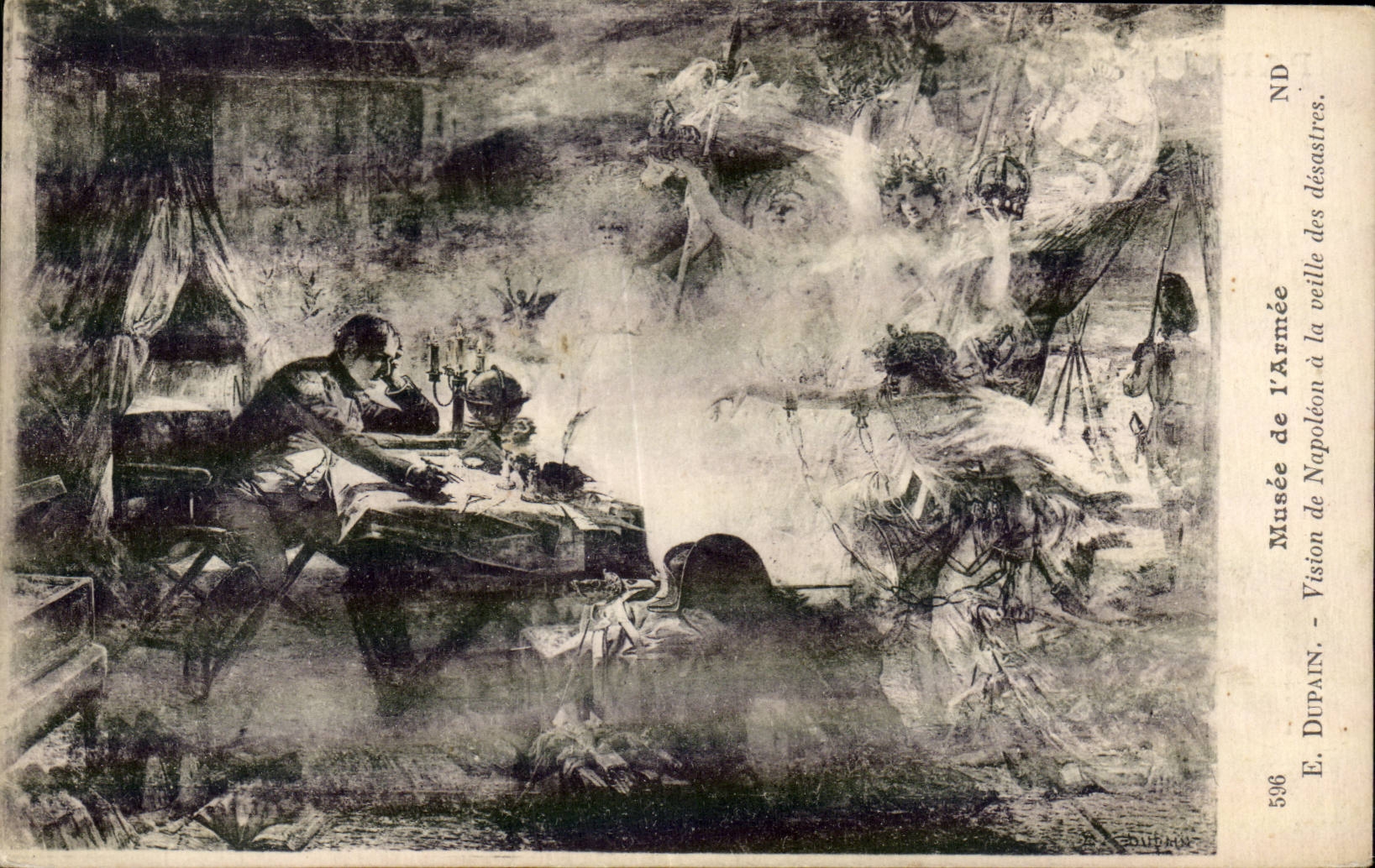 Vision de Napoléon à la veille des désastres — Musée de l'Armée — E. Dupain, n° 596