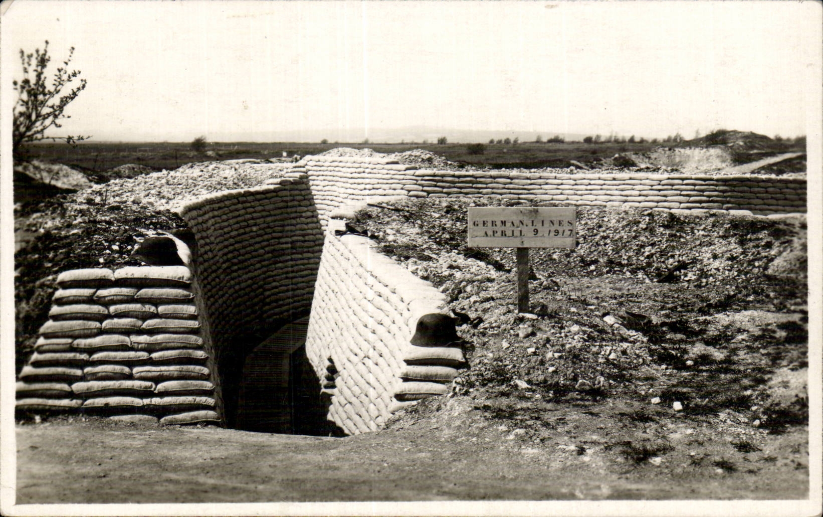 Lignes allemandes — avril 1917 — éditeur non identifié