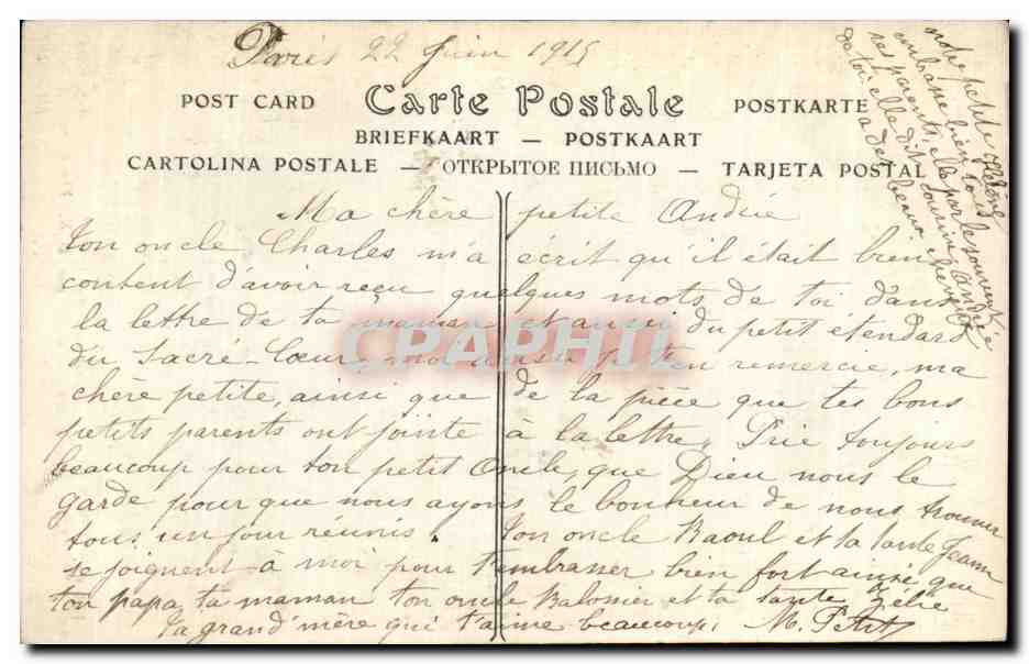 CPA Militaria Salons de Paris Jesus pleure sur la ville Flandrin  — Rückseite