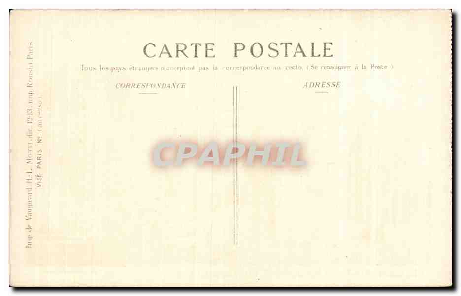 CPA Militaria Guerre 1914 1915 Sur le front En observation  — Rückseite
