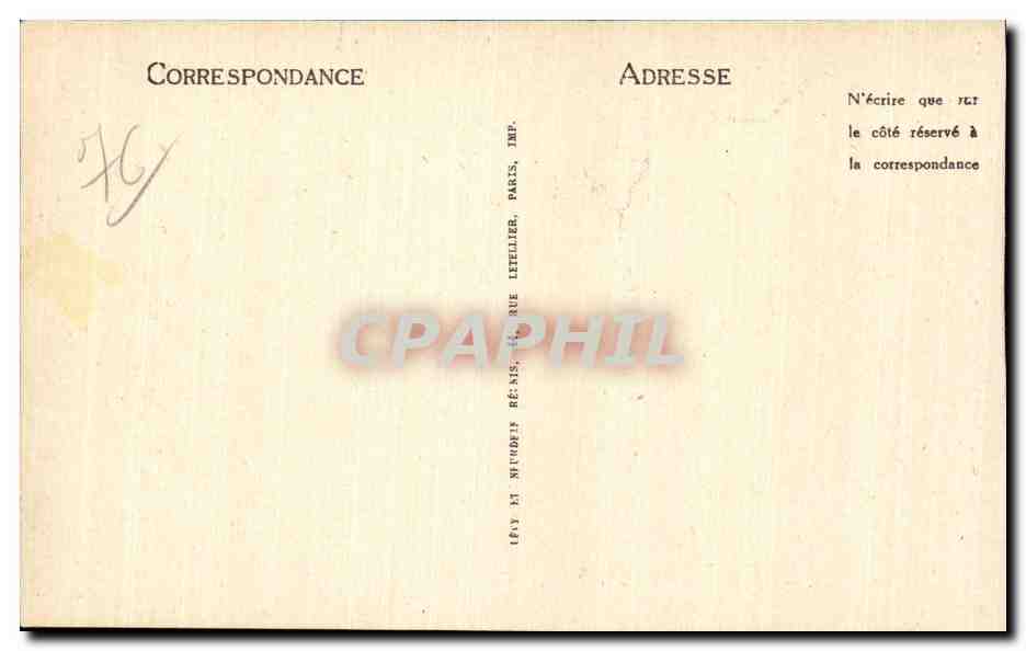 Rouen - Interieur de la Cour d Assises - CPA — Rückseite