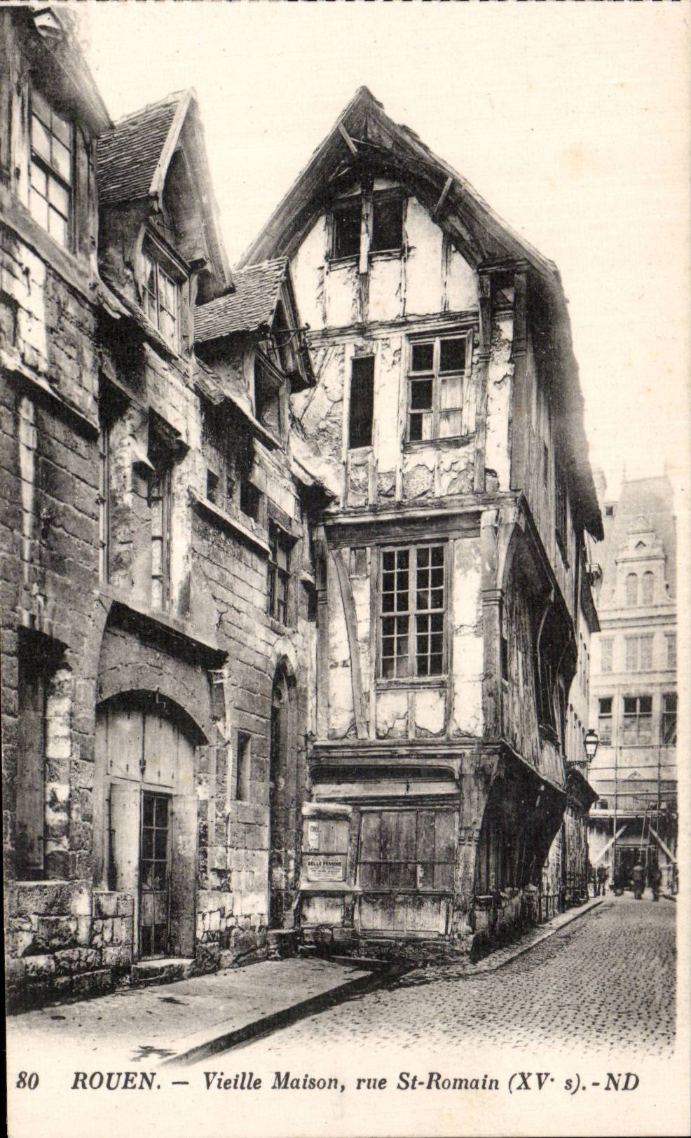 Rouen - Vieille Maison - Rue St Romain - CPA