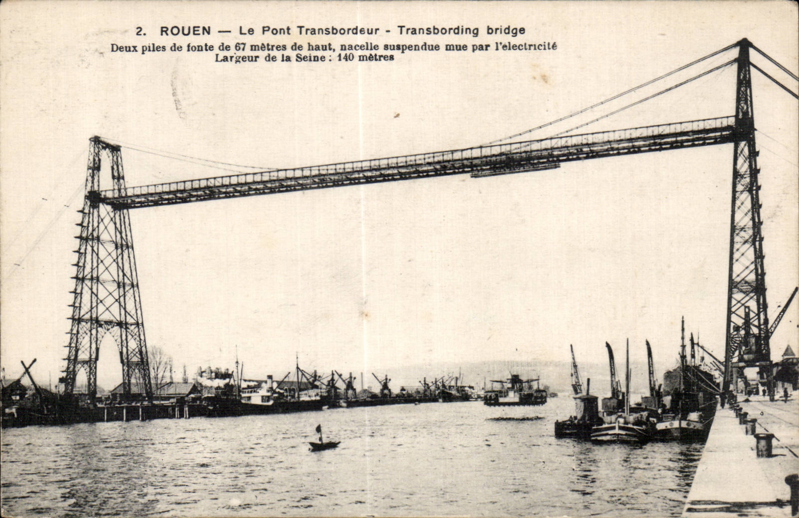 Rouen - Le Pont Transbordeur - CPA