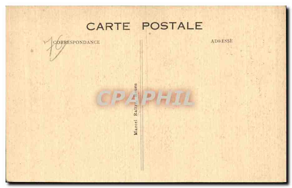 Rouen - Place de Vieux Marche - CPA — Verso